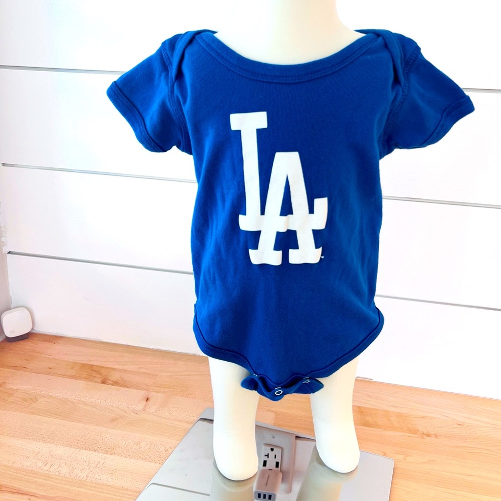 Baby LA Dodgers onesie